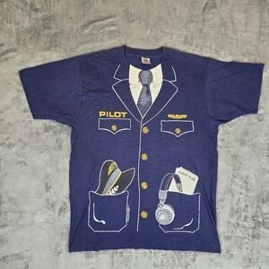 Vintage 1981 Pilot T Shirt Size Large